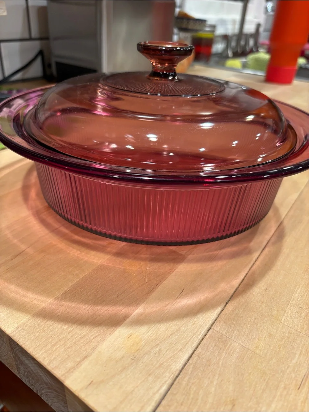 Visions 2 1/2 qt casserole dish